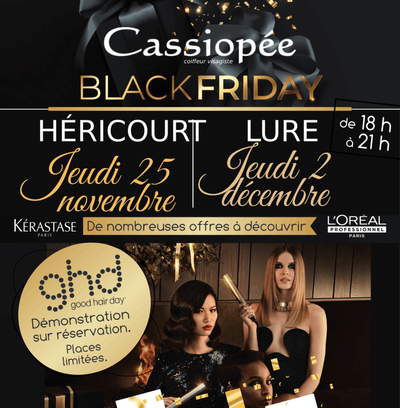 black friday chez cassiopée